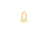 9ct Yellow Gold Nose Piercing Hoop