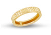 9ct Yellow Gold Diamond Cut Band Ring