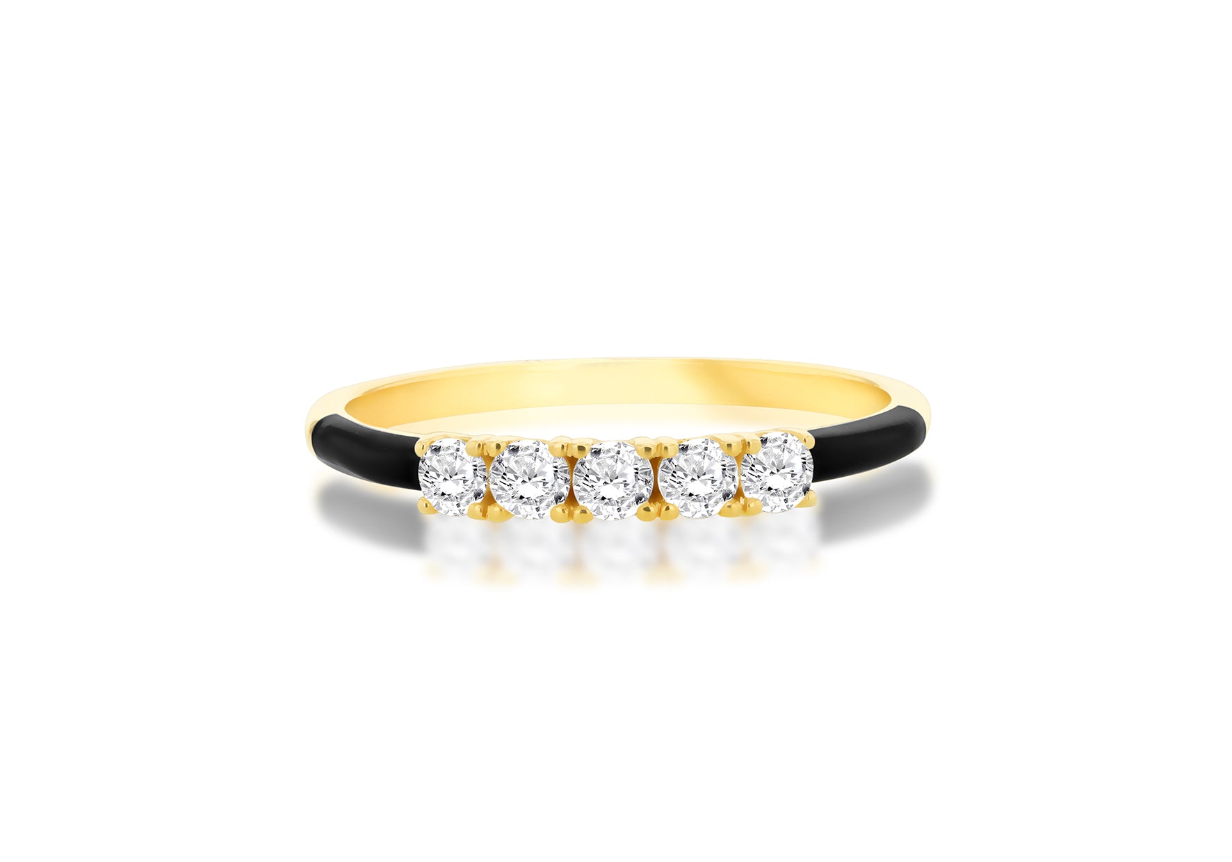 9ct Yellow Gold 0.25ct Diamond Band Ring