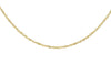 9ct Yellow Gold 35 Diamond Cut Twist Curb Chain