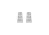 9ct Yellow Gold Curved Stud Earrings