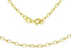9ct Yellow Gold 80 Diamond Cut Oval Belcher Chain