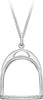 Sterling Silver Stirrup Pendant