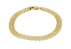18ct Yellow Gold Graduated Bismark Bracelet