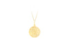 18ct Yellow St Christopher Round Satin Pendant