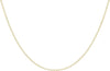 9ct Yellow Gold 50 Diamond Cut Flat Curb Chain