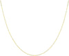 9ct Yellow Gold 20 Twist Bar Curb Chain