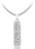 Sterling Silver Hieroglyphic 'Faith' Cartouche Pendant
