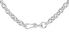 Sterling Silver T-Bar Belcher Chain Albert Clasp Necklace