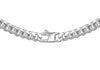 Sterling Silver Shiny Rounded Cuban Chain