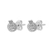 Sterling Silver Polished and Textured Knot Stud Earrings