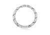 Sterling Silver Rhodium Woven Ring