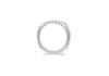 Sterling Silver Square Herringbone Ring