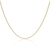 9ct Yellow Gold 25 Diamond Cut Adjustable Curb Chain