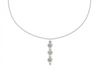 Sterling Silver Ball Graduated Drop Pendant