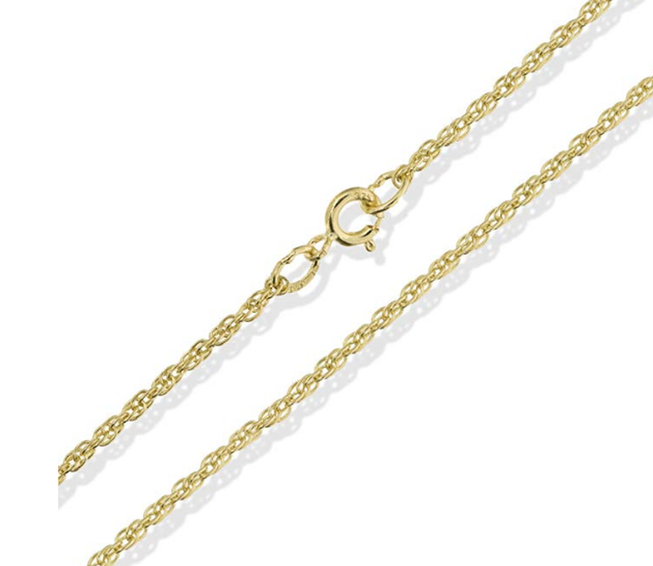 18ct Yellow Gold Slim Prince of Wales Chain