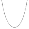 18ct White Gold 45 Round Belcher Chain