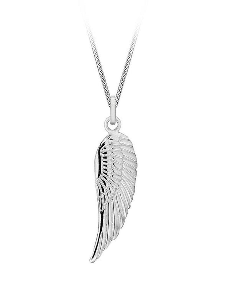 Sterling Silver Angel Wing Pendant