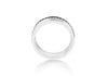 Hoxton London Men's Sterling Silver Black Sapphire Set Ring