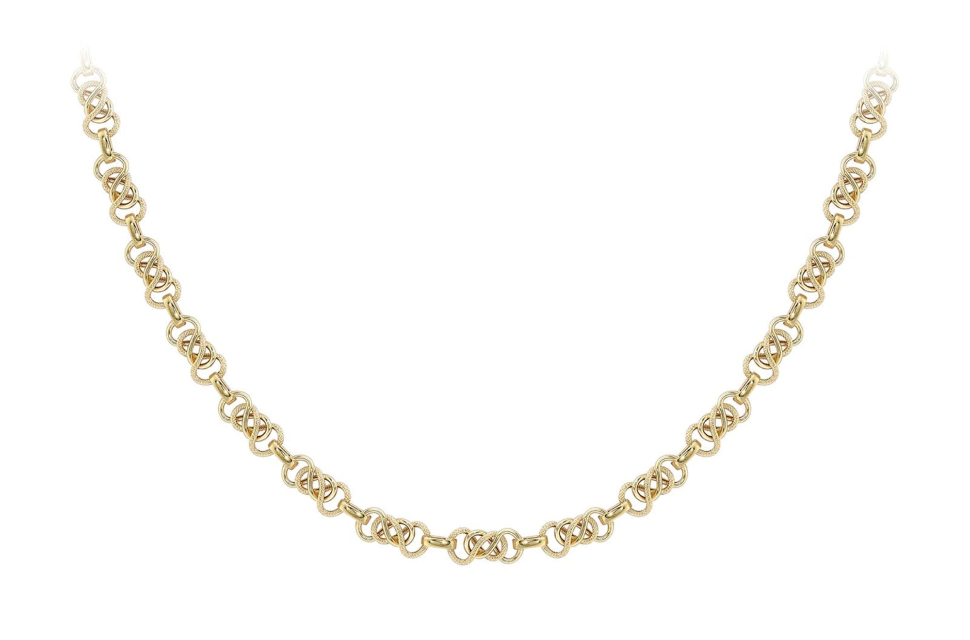 9ct Yellow Gold Celtic Chain Necklace