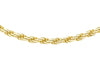 9ct Yellow Gold 50 Diamond Cut Rope Chain
