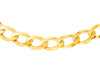 9ct Yellow Gold 220 Diamond Cut Flat Curb Chain 51m/20"9