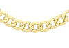 9ct Yellow Gold 190 Diamond Cut Flat Curb Chain 46m/18"9