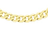 9ct Yellow Gold 160 Diamond Cut Flat Curb Chain 51m/20"9