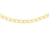 9ct Yellow Gold 60 Diamond Cut Flat Curb Chain 41m/16"9