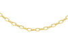 9ct Yellow Gold 100 Diamond Cut Oval Belcher  Chain 41m/16"9
