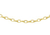 9ct Yellow Gold 80 Diamond Cut Oval Belcher  Chain 41m/16"9