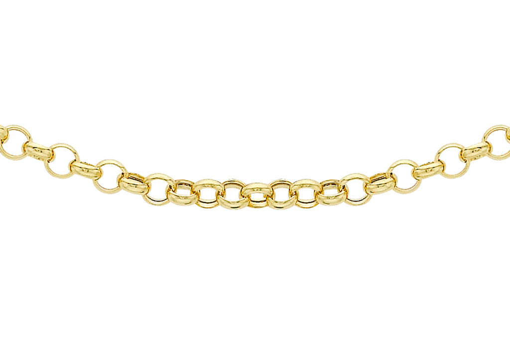 9ct Yellow Gold 80 Round Belcher Chain 