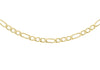 9ct Yellow Gold 60 Figaro Chain 42m/16.5"9