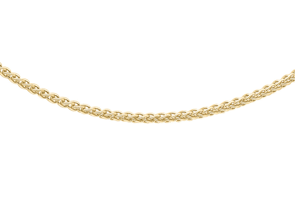 9ct Yellow Gold 30 Spiga Chain 41m/16"9