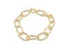 9ct Yellow Gold Twist Link Rope Bracelet