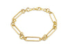 9ct Yellow Gold Figaro Paper Chain Bracelet