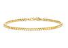 9ct Yellow Gold Hollow Box Bracelet 19m/7.5"9