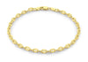 9ct Yellow Gold Marine Link Bracelet 19m/7.5"9
