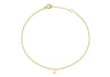 9ct Yellow Gold Initial Letter Bracelet