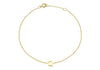 9ct Yellow Gold Initial Letter Bracelet