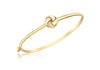 9ct Yellow Gold 4 Way Knot Flexible Bangle