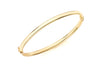 9ct Yellow Gold Oval Child's Bangle