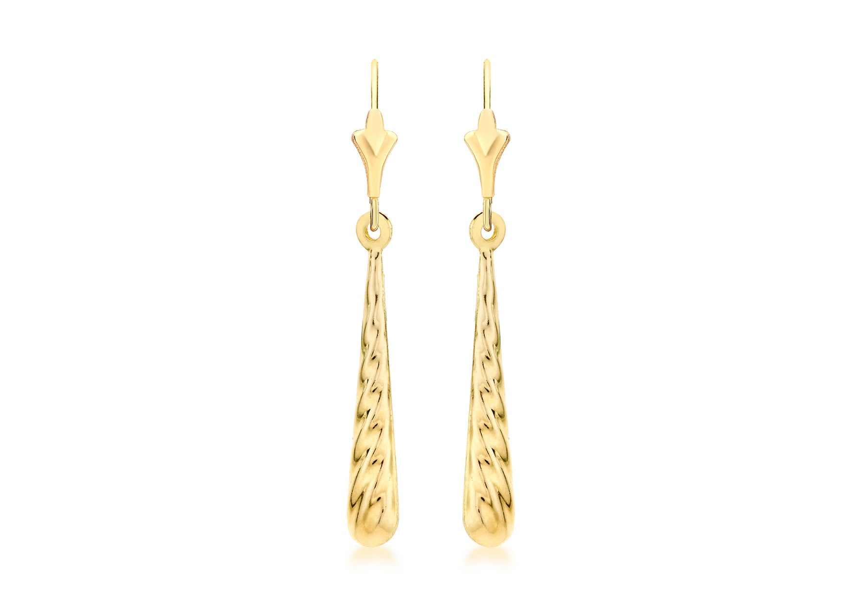 9ct Yellow Gold Drop Earrings