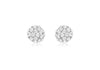 9ct Yellow Gold Crystal 5mm Ball Stud Earrings