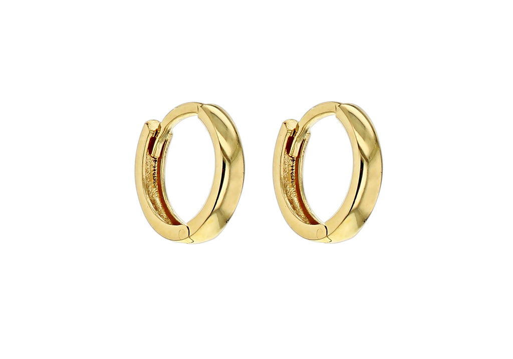 9ct Yellow Gold Huggy Hoop Earrings