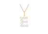 9ct Yellow Gold Fresh Water Pearls Initial Pendant