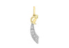 9ct Yellow Gold 0.02t Cutless Pendant