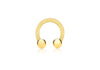 9ct Yellow Gold Nose Piercing Hoop