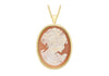 9ct Yellow Gold Roman Cameo Pendant and Brooch