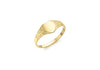 9ct Yellow Gold 6mm x 6mm Heart Child's Signet Ring